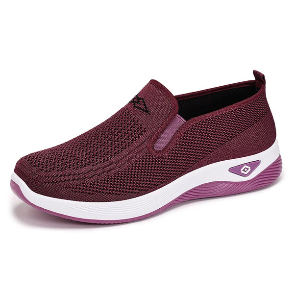 Women’s Breathable Sports Sneakers – Lightweight Anti-Slip Walking Shoes
