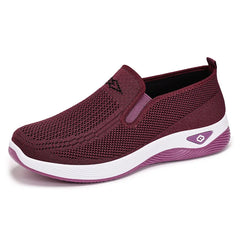 Women’s Breathable Sports Sneakers – Lightweight Anti-Slip Walking Shoes