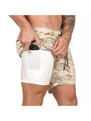 Men’s 2-in-1 Running Shorts with Phone Pocket