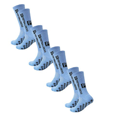 4 Pairs FS Mid-Tube Football Socks – Non-Slip & Breathable
