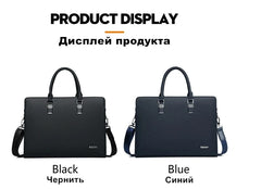 MOTAORA Genuine Leather Laptop Briefcase (14–15.6")