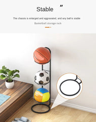 Indoor Children’s Sports Ball Storage Rack