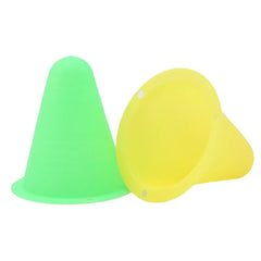 10PCS Training Cones Set – Soft Sports Marker for Soccer, Skating, and Fitness Drills