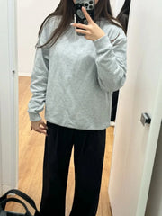 Women’s Classic Letter Sweatshirt – Casual Loose O-Neck Pullover Hoodie