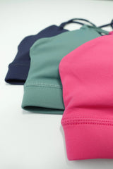 Women’s Sports Bra – Shockproof, Soft, Solid Color
