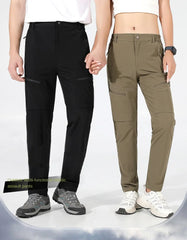 Unisex Quick-Dry Outdoor Hiking Pants – Waterproof & Breathable