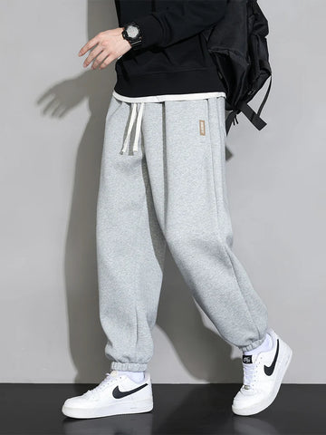 Plus-Size Men’s Cotton Jogger Sweatpants