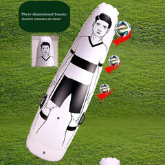 175CM Soccer Inflatable Training Dummy – Portable Football Practice Mannequin for Goalkeeper & Defender Drills