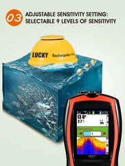 Lucky FF1108-1CWLA Rechargeable Wireless Sonar Fish Finder