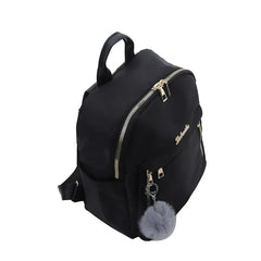 Large Capacity Simple Black Travel & School Backpack – Unisex Harajuku Style