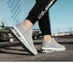 Red Air Running Sneakers – Ultra-Light Breathable Trail Shoes (Up to Size 47)