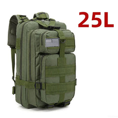 25L/50L Tactical Waterproof Outdoor Backpack – Trekking, Fishing, Hunting, Camping, Hiking