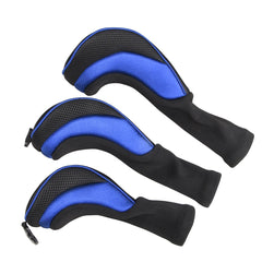 3-Piece Golf Club Head Covers – Wood Driver & Fairway