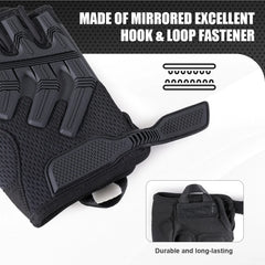 Tactical Half Finger Gloves – Non-Slip Shockproof Outdoor Sports Gear for Men