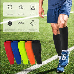Soccer Shin Guard with Calf Sleeve – Youth & Adult Protective Pads