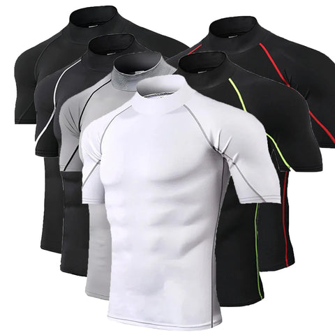Men’s Compression Short-Sleeve Sports T-Shirt