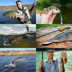 10-Pcs Minnow Hard Fishing Lures