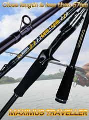 MAXIMUS BIUTIFU Carbon Lure Rod – 1.8m to 3.0m