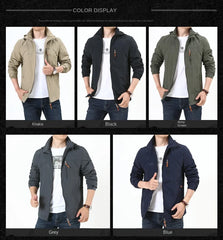 Men’s Gorpcore Tactical Jacket – Waterproof Military Windbreaker