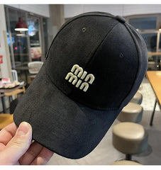 High-Quality Korean Embroidered Hard-Top Baseball Cap – Unisex Spring & Autumn Suncap