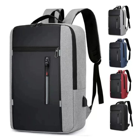Men’s Waterproof Business Laptop Backpack with USB Port – 15.6 Inch