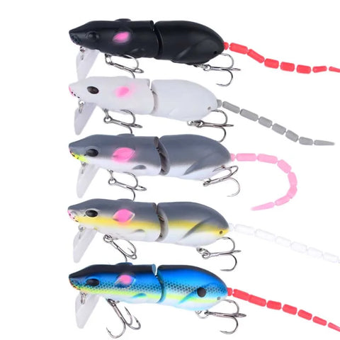 5-Pcs Mouse Floating Fishing Lures