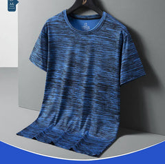 Men’s Plus Size T-Shirt 6XL–8XL – Summer Outdoor Hiking & Casual Tee