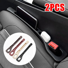 Universal Car Seat Gap Filler & Leak-Proof Storage Strip