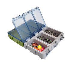 15pcs Portable Fishing Tackle Storage Boxes – Mini Lure & Hook Organizer Set