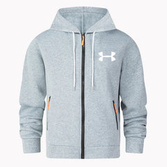 Men’s Autumn Slim-Fit Zip Hoodie Jacket