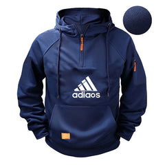 Men’s Autumn/Winter Hooded Sweatshirt – Fashionable, Warm & Casual Sports Pullover
