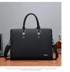 MOTAORA Genuine Leather Laptop Briefcase (14–15.6")