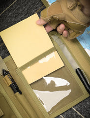 Tactical Map Storage Bag – Foldable Utility EDC Tool Pouch with Hook & Loop