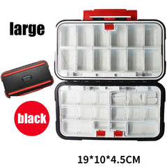Waterproof Double-Sided Fishing Tackle Box – Multifunctional Hook & Bait Storage Organizer