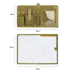 Tactical Map Storage Bag – Foldable Utility EDC Tool Pouch with Hook & Loop