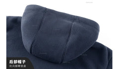 Maxbarley Men’s Winter Fleece Sportswear Set – Warm Retro Jacket & Pants Tracksuit