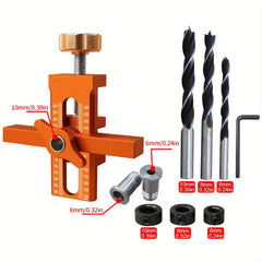 2-in-1 Cabinet Door Installation Positioner – Mounting Jig for 6/8/10mm Panels