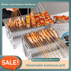 304 Stainless Steel Portable BBQ Grill – Foldable Camping Kit