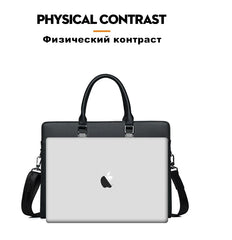 MOTAORA Genuine Leather Laptop Briefcase (14–15.6")