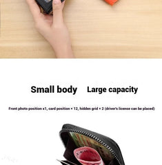 Women’s Zippered Card Holder Wallet