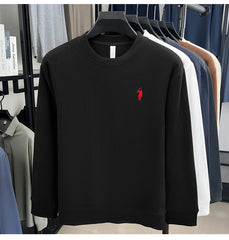 Luxury Men’s Autumn Long Sleeve Embroidered Sweatshirt