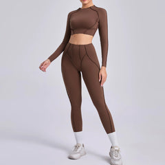Women’s Seamless High-Waist Yoga Set
