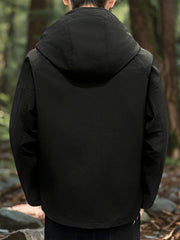 Men’s Waterproof Softshell Hooded Jacket – Outdoor Windbreaker