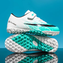 Kids Firm Ground Soccer Cleats – Lightweight Boys & Girls Outdoor Training Football Shoes