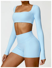 Women’s Quick-Dry Square Neck Gym Top
