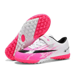 Kids Firm Ground Soccer Cleats – Lightweight Boys & Girls Outdoor Training Football Shoes