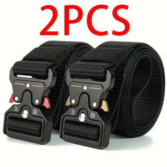 Unisex Tactical Nylon Belt with Quick Release Buckle
