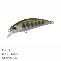 38mm Mini Sinking Minnow Fishing Lure