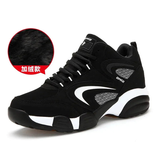 Men’s Winter Snow Shoes – Warm Leather Non-Slip Sneakers