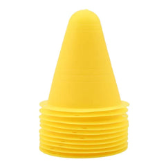 10PCS Training Cones Set – Soft Sports Marker for Soccer, Skating, and Fitness Drills